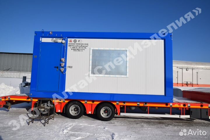 Блочная насосная станция перекачки метанола