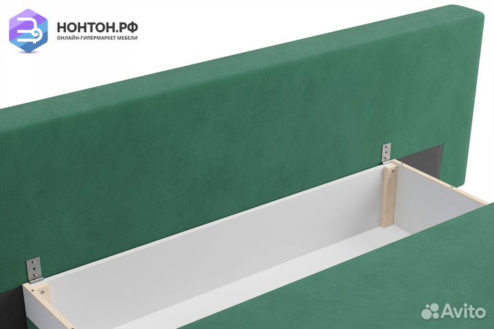 Диван еврокнижка Сайле зеленый