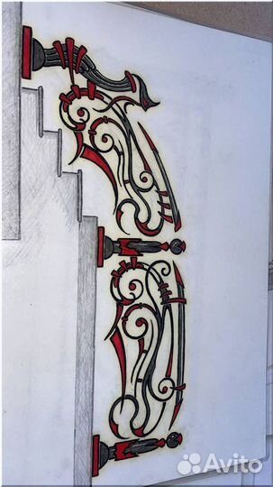 Кованые перила для лестниц