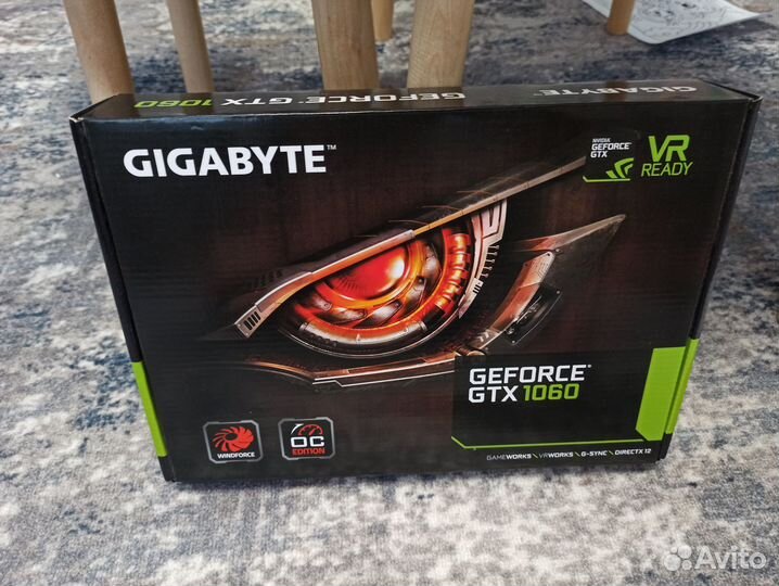 Видеокарта gtx 1060 6gb gigabyte windforce OC
