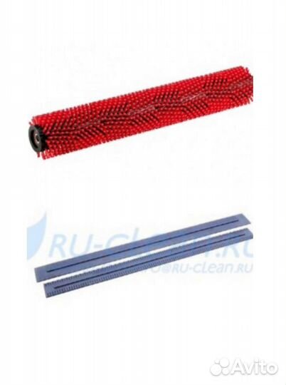 Щётка роликовая, всасывающие резинки Karcher