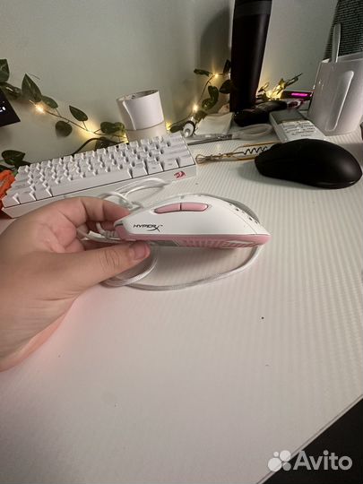Мышка hyperx pulsefire Haste белая
