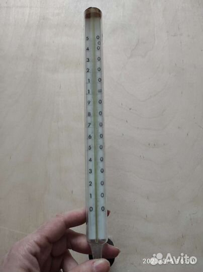 Градусник термометр ртутный СССР большой