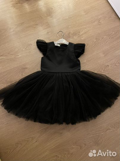 Чёрное платье для девочки(104-110) 5 лет