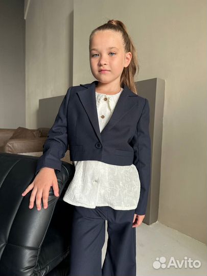 Пиджак укороченный для девочки