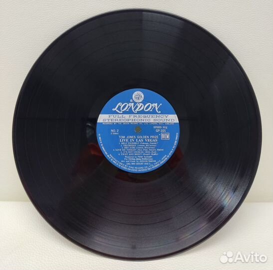 Tom Jones Golden Prize - Live In Las Vegas LP