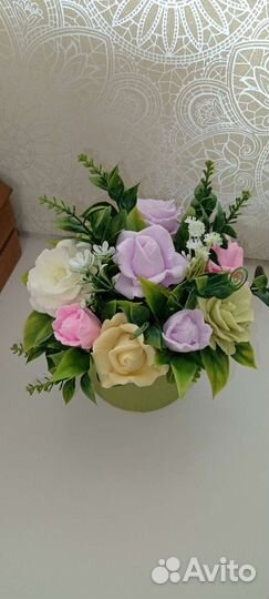Букет цветов из мыла ручной работы