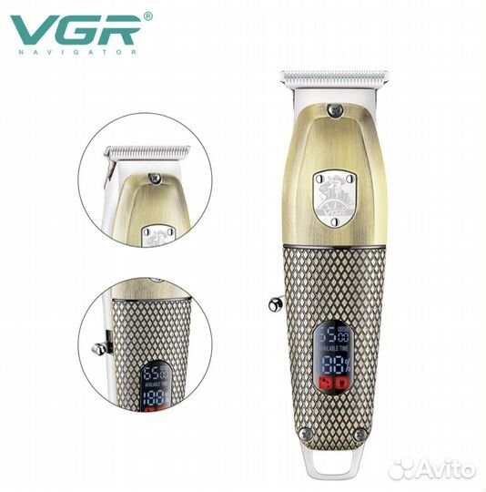 Машинка для стрижки волос и бороды vgr 976