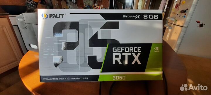 Видеокарта Palit GeForce RTX 3050 StormX 8gb ddr6