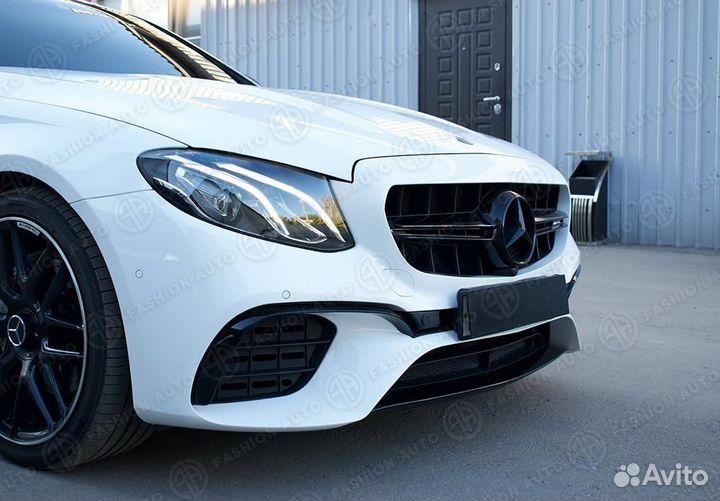 Бампер передний 63 amg mercedes 213 до рестайлинга