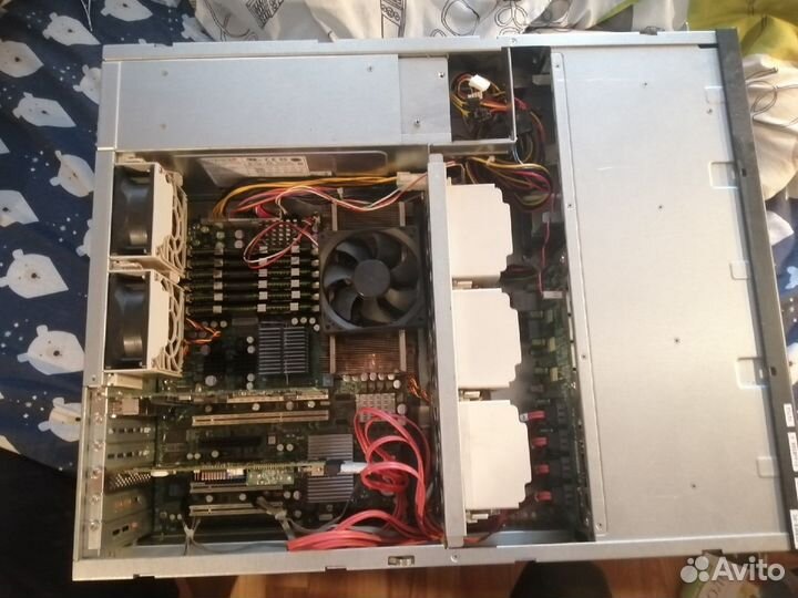 Сервер Supermicro CSE-835m 2x Xeon E5240 12gb