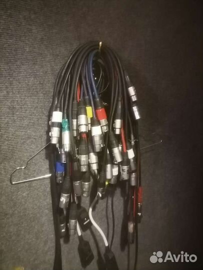 Провода микрофонные и гитарные