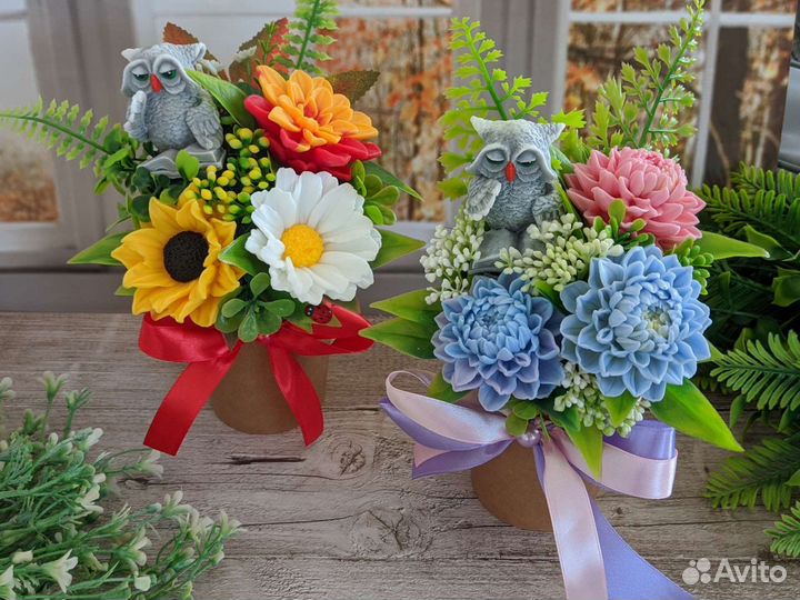 Букет мыло учителю