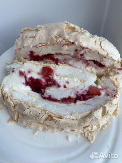 Меренговый рулет