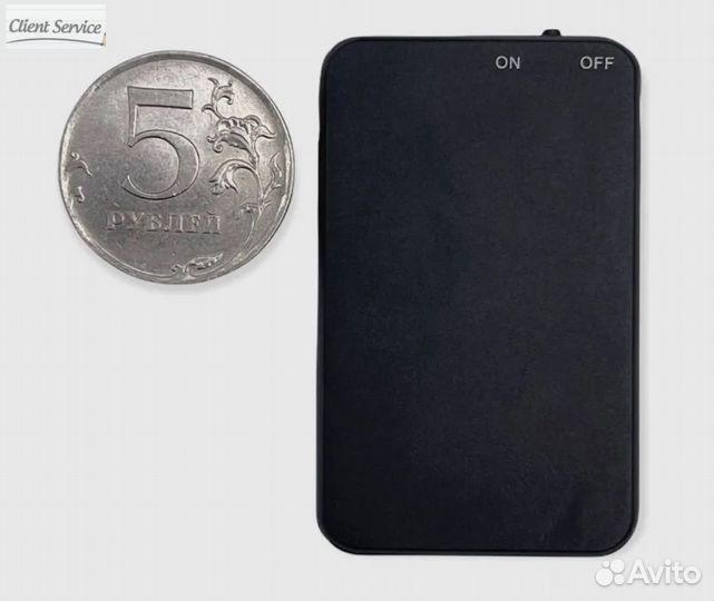 Диктофон визитка с датчиком голоса