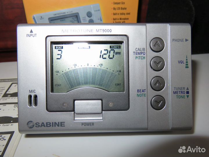 Тюнер-метроном Sabine MetroTune MT9000