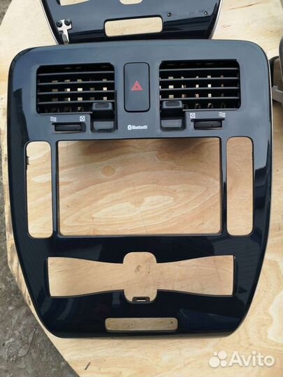 Рамки под магнитолу и климат Nissan Leaf