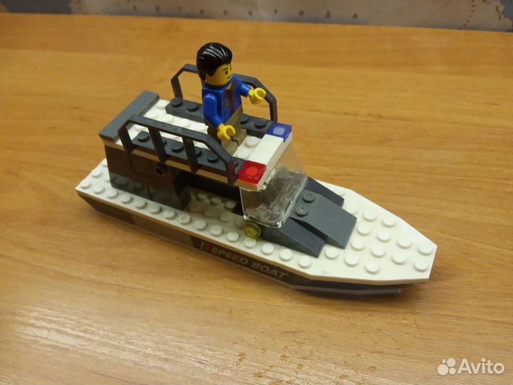 Лего катер полицейский (аналог)