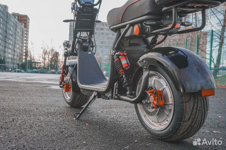 Электроскутер White Siberia PRO MAX 3950W Black