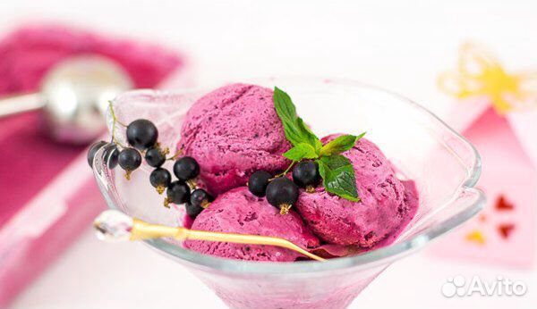 Мягкое мороженое классика Черная смородина