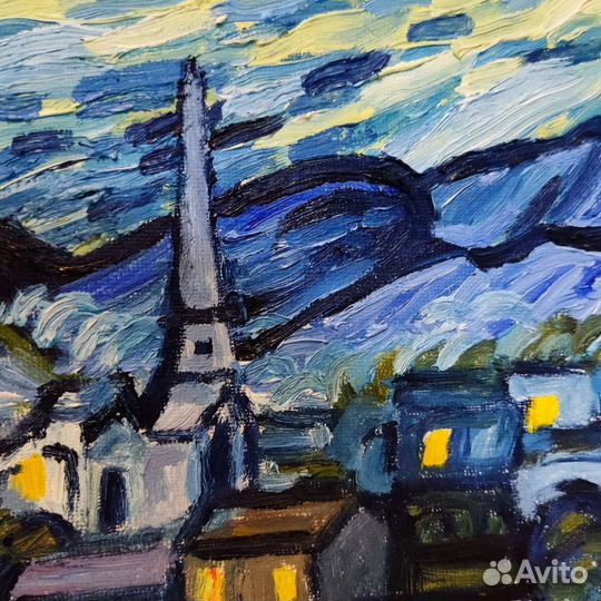 Картина маслом на холсте ручная работа