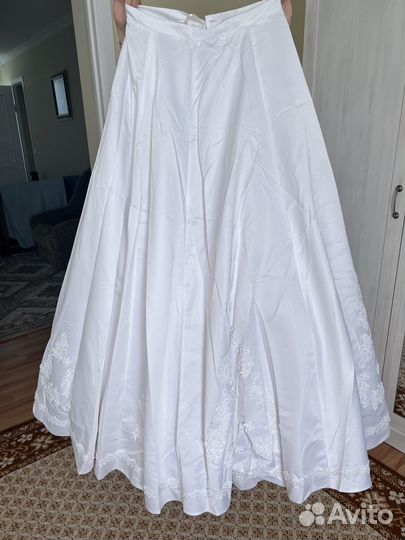 Свадебное платье 44 46 бу пышное