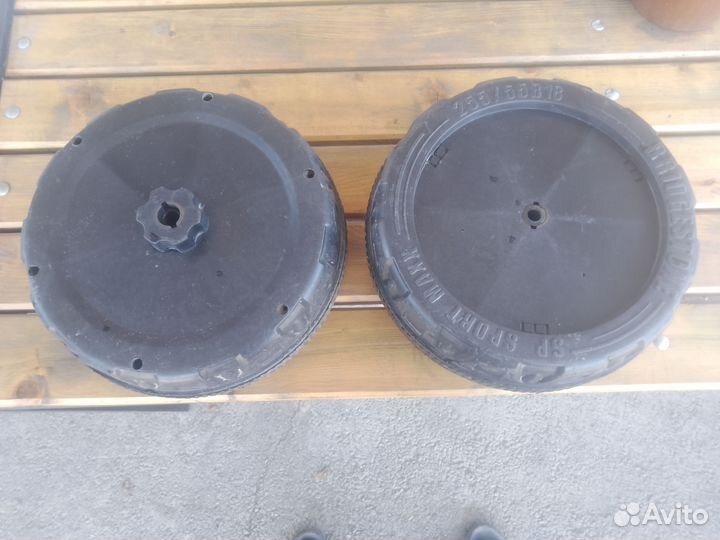 Плосмасовые калеса бу