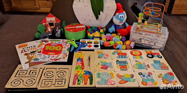 Развивающие игрушки для детей набором (пакетом)