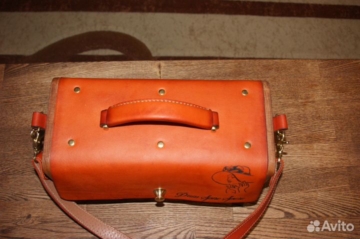 Сумка женская натуральная кожа, ручная работа