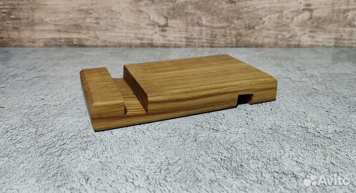 Подставка для телефона, подставка под телефон, Дуб