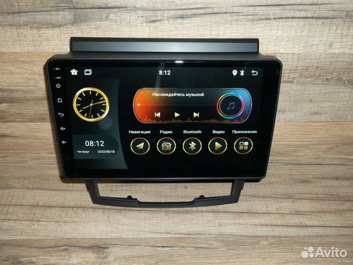 Магнитола SsangYong Actyon Android GPS WiFi