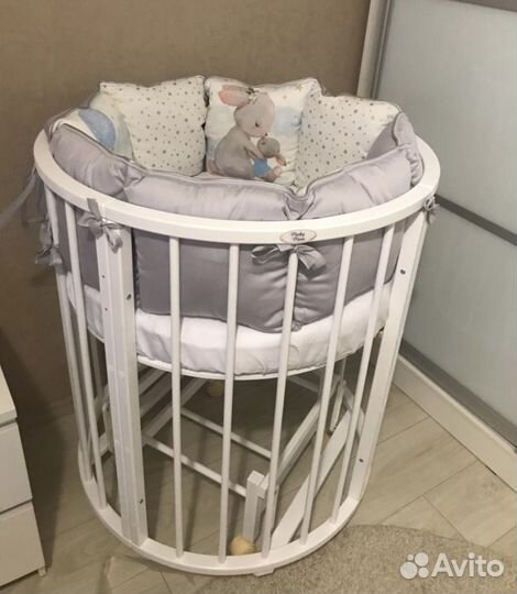 Кроватка детская 6 в 1 + наполнение для нее
