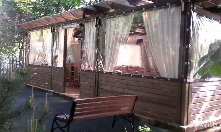 Мягкие окна пвх для беседки