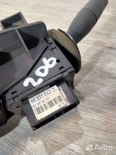 Переключатель дворников Пежо 206