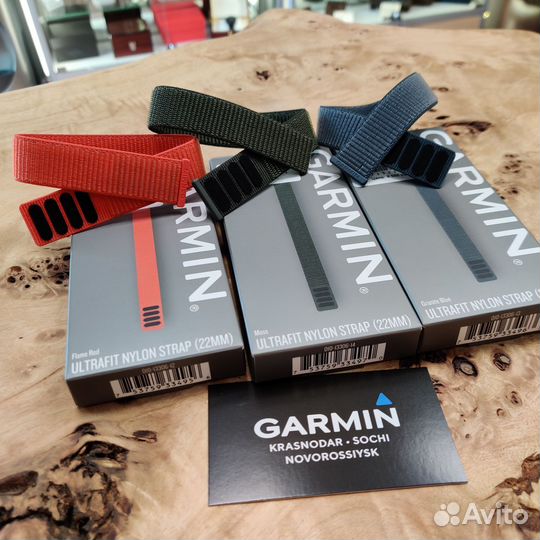 Нейлоновый ориг ремешок 22mm Garmin Ultrafit Nylon