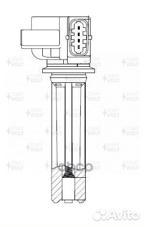 Катушка зажигания saab 9-3 (02),Opel Vectra C