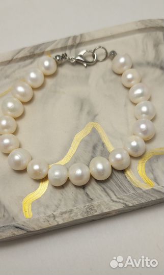 Браслет из натурального жемчуга