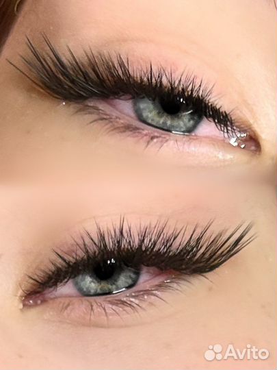 Наращивание ресниц риижт