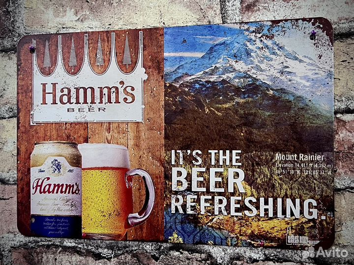 Декор на стену Hamm's Beer