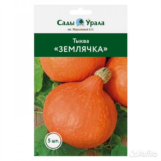Тыква «Землячка» - семена питомника Сады Урала