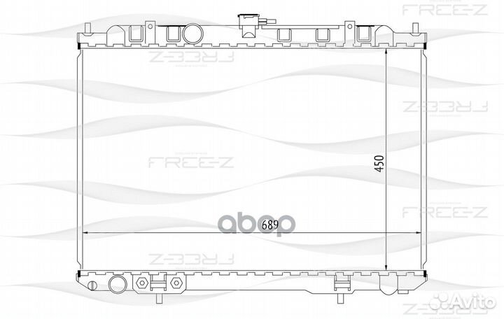 Радиатор KK0242 free-Z