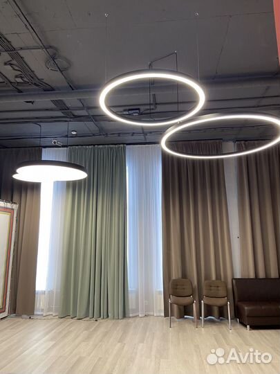 Круглый светодиодный светильник (кольцо)