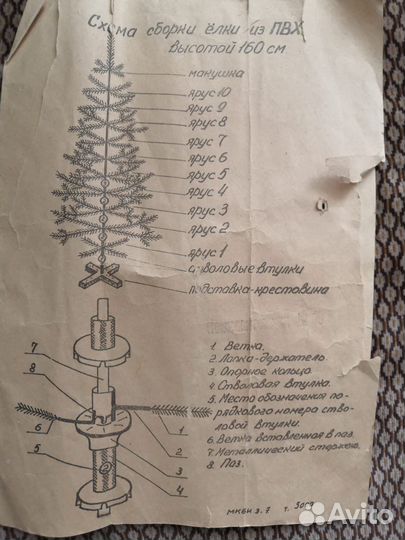 Елка искусственная СССР