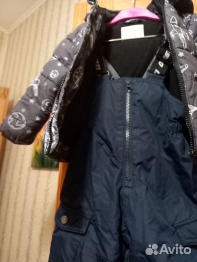Комбинезон,утепленые штаны с утепленной курткой