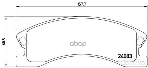 Колодки тормозные jeep grand cherokee II 00- пе