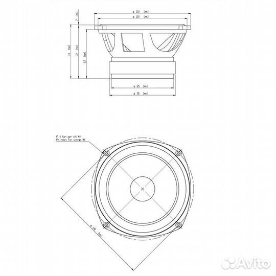 Динамик EighteenSound 5W430/8