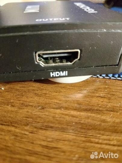 Переходник VGA hdmi + 3.5 jack aux аудио