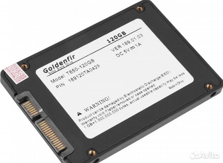 SSD-диск Goldenfir 2.5 T650 black SSD 120GB