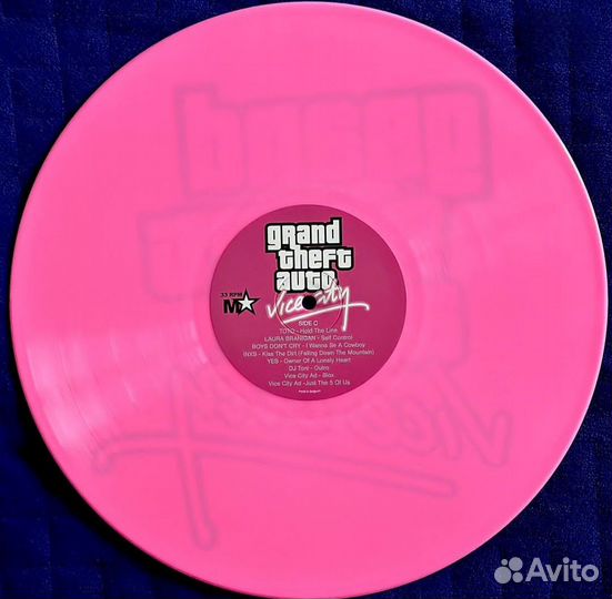 GTA Vice City OST Flash FM 2xLP розовый винил