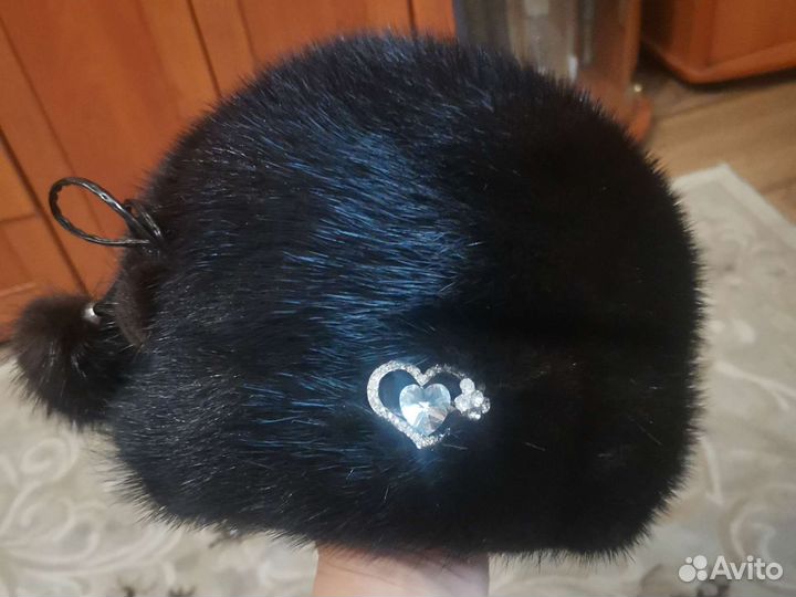 Шапка норковая женская